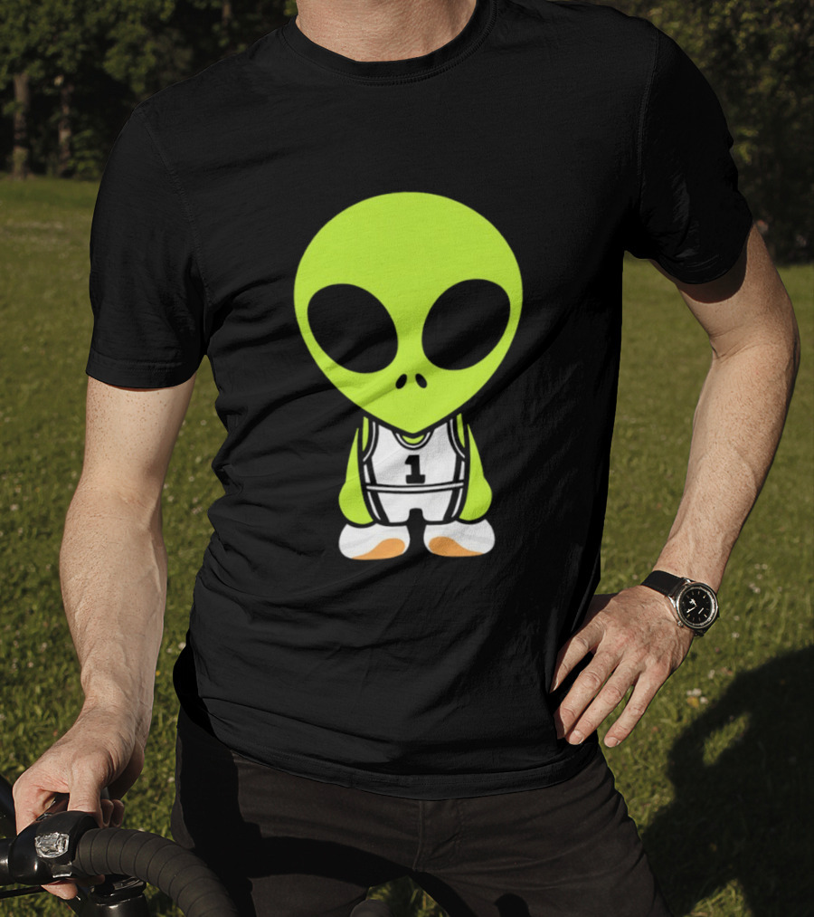 Victor Wembanyama San Antonio Spurs NBA Alien Player Number 1 Basketball T-Shirt