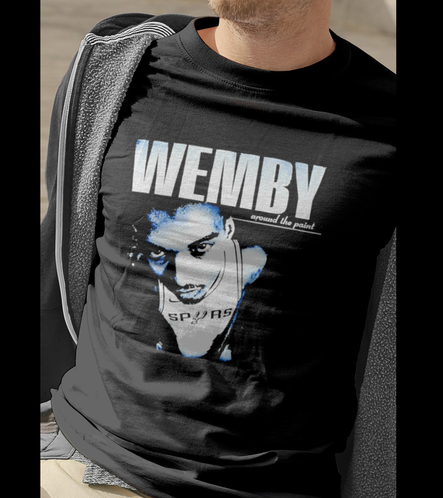 Wemby Around The Point Victor Wembanyama NBA 2026 San Antonio Spurs T-Shirt