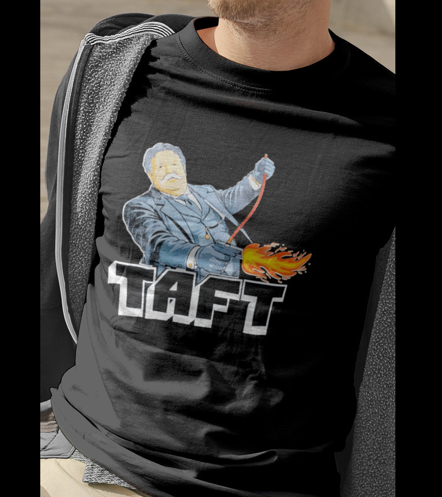 William Howard Taft Wild West Gunfire Embrace T-Shirt