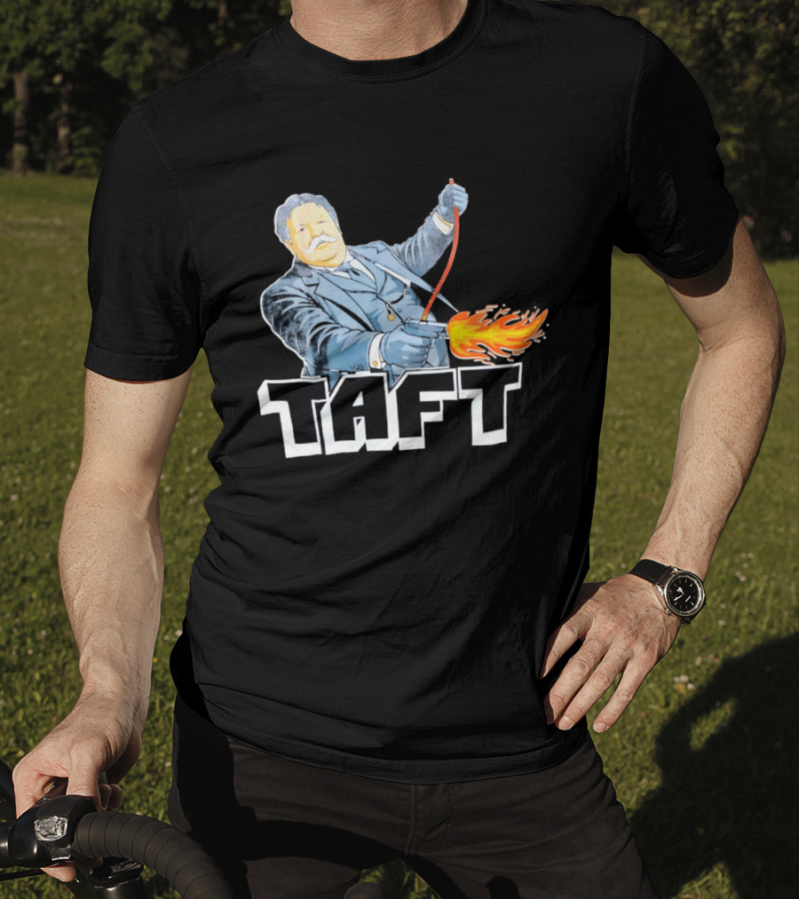 William Howard Taft Wild West Gunfire Embrace T-Shirt