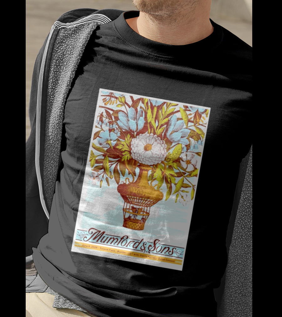 Mumford And Sons Folsom Field Boulder CO June 6 2026 Sierra Ferrell Dylan Gossett Concert T-Shirt