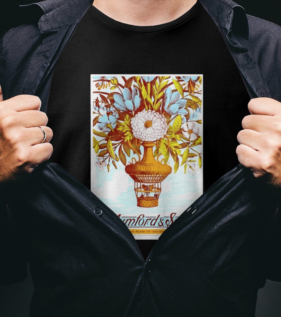 Mumford And Sons Folsom Field Boulder CO June 6 2026 Sierra Ferrell Dylan Gossett Concert T-Shirt