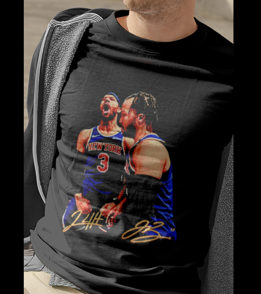New York Knicks Jalen Brunson Josh Hart 3 11 Signature T-Shirt