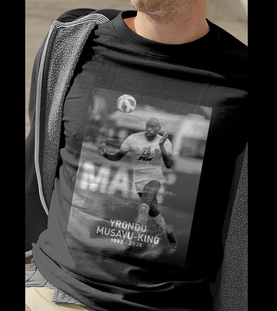 Yrondu Musavu King 29 JSW 1992 2026 Soccer Player T-Shirt