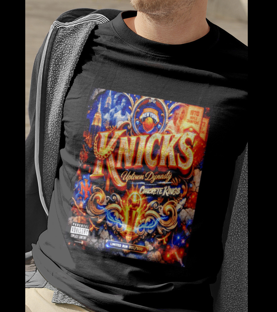 New York Knicks Uptown Dynasty Concrete Kings 1970 World Champions Limited Run T-Shirt