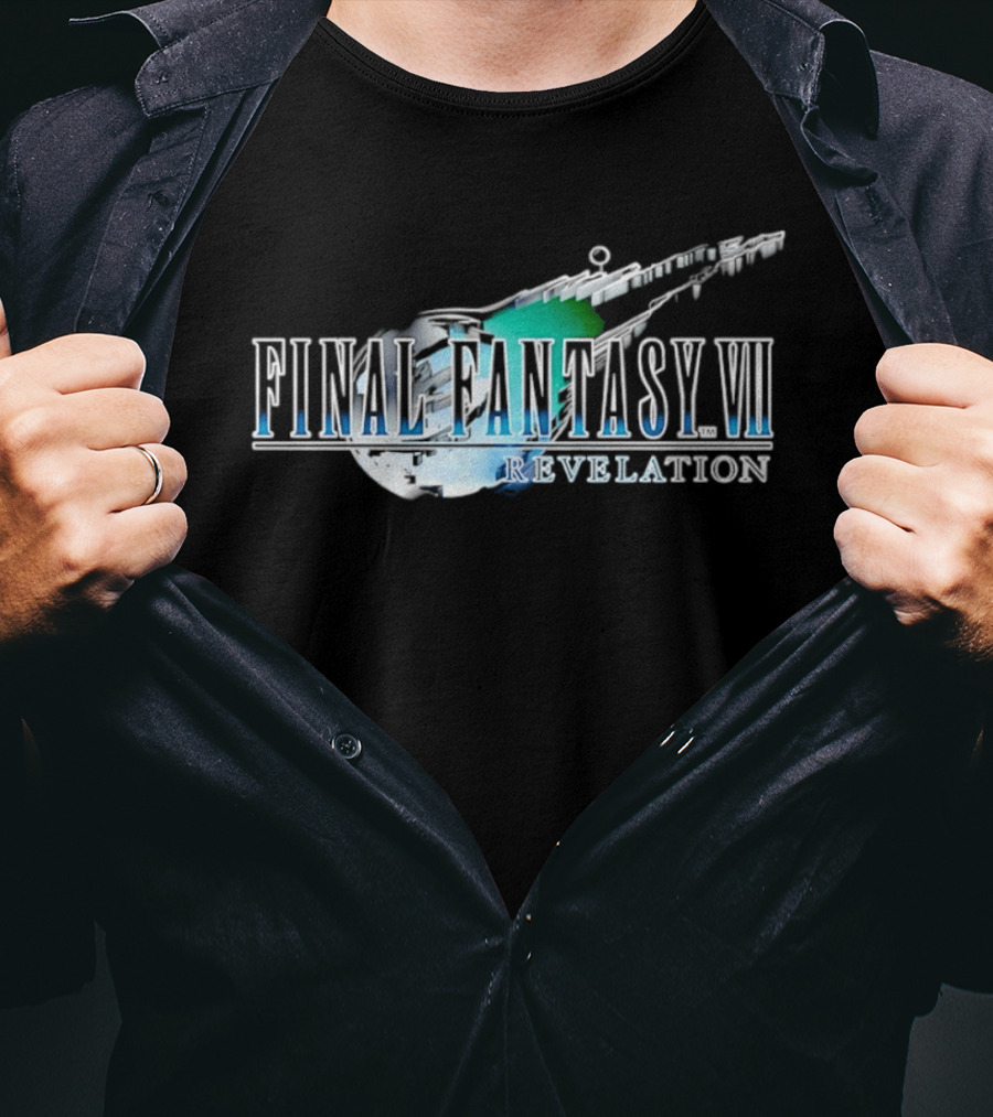Final Fantasy VII Revelation Iconic Gaming Franchise Pop Culture T-Shirt