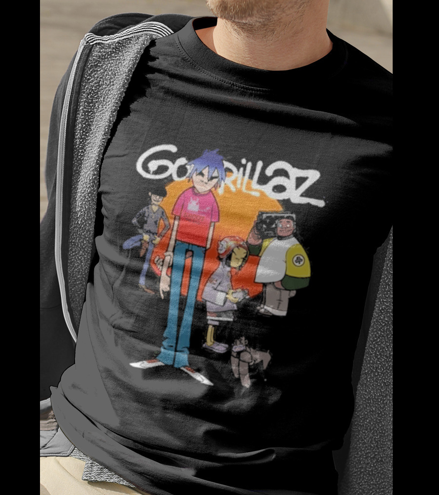 Gorillaz Summer Tour 2026 Band Members T-Shirt