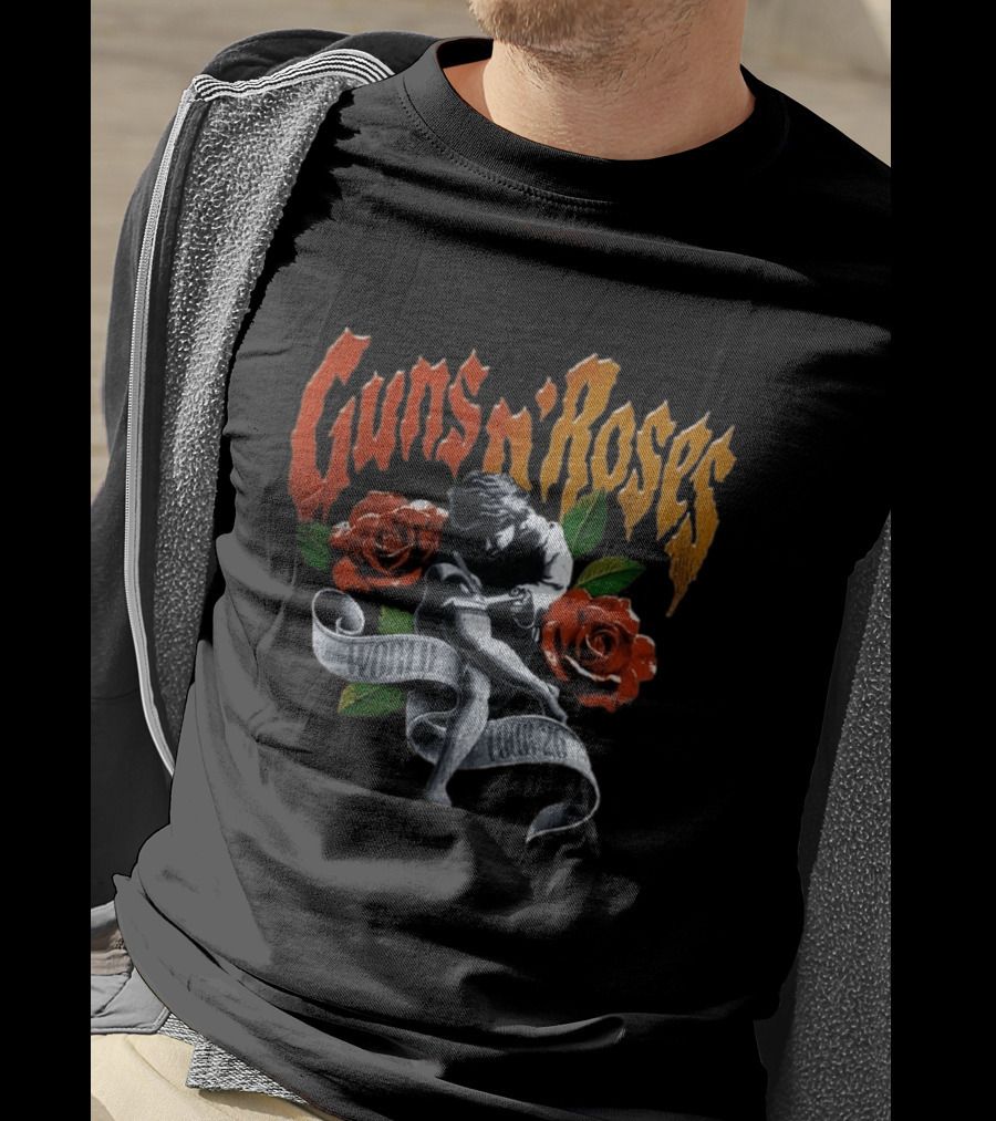Guns N Roses World Tour 2026 Exclusive Dates T-Shirt