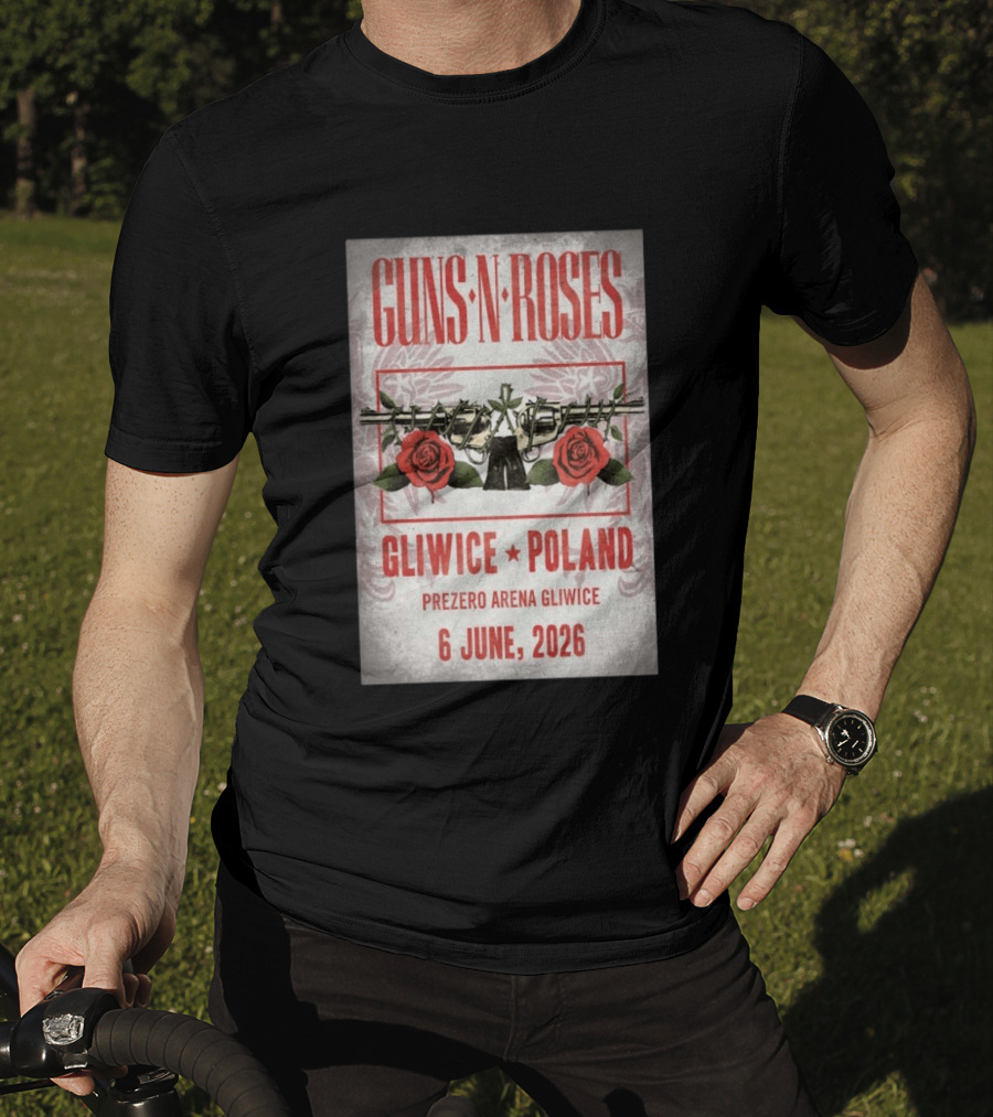 Guns N' Roses Gliwice Poland 6 June 2026 PreZero Arena T-Shirt