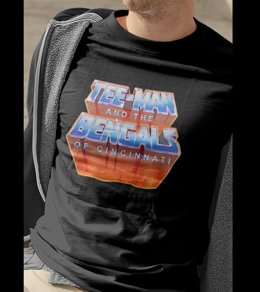 Tee Man And The Bengals Of Cincinnati T-Shirt
