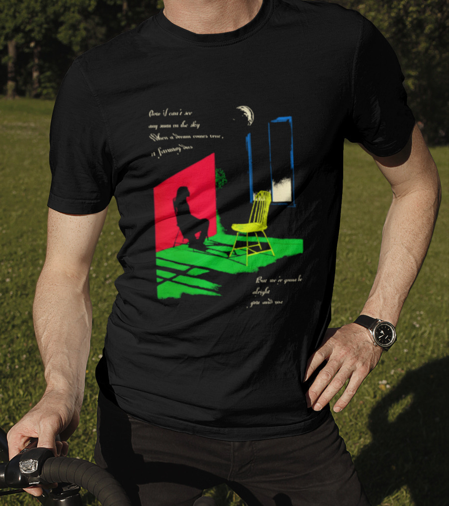 Phoebe Bridgers Chair Tour Shadow Scene With Moon And Writing T-Shirt