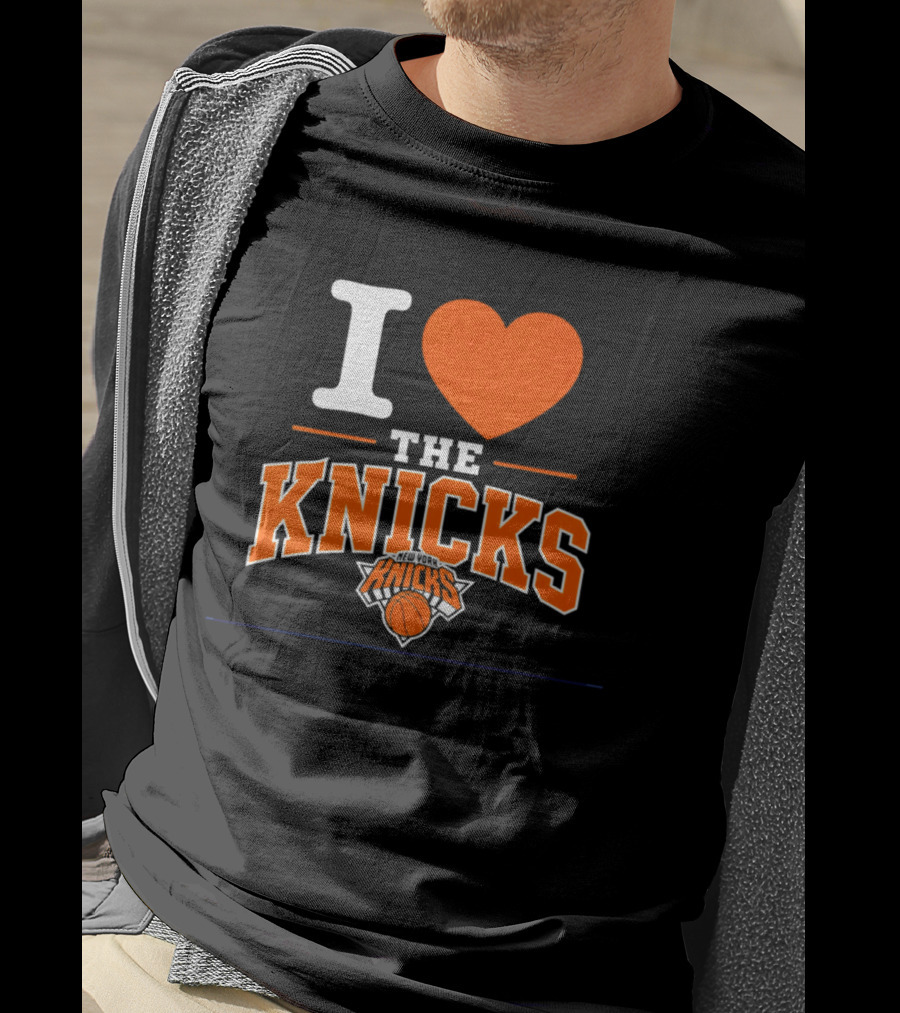 I Love The New York Knicks Basketball Team Fan T-Shirt