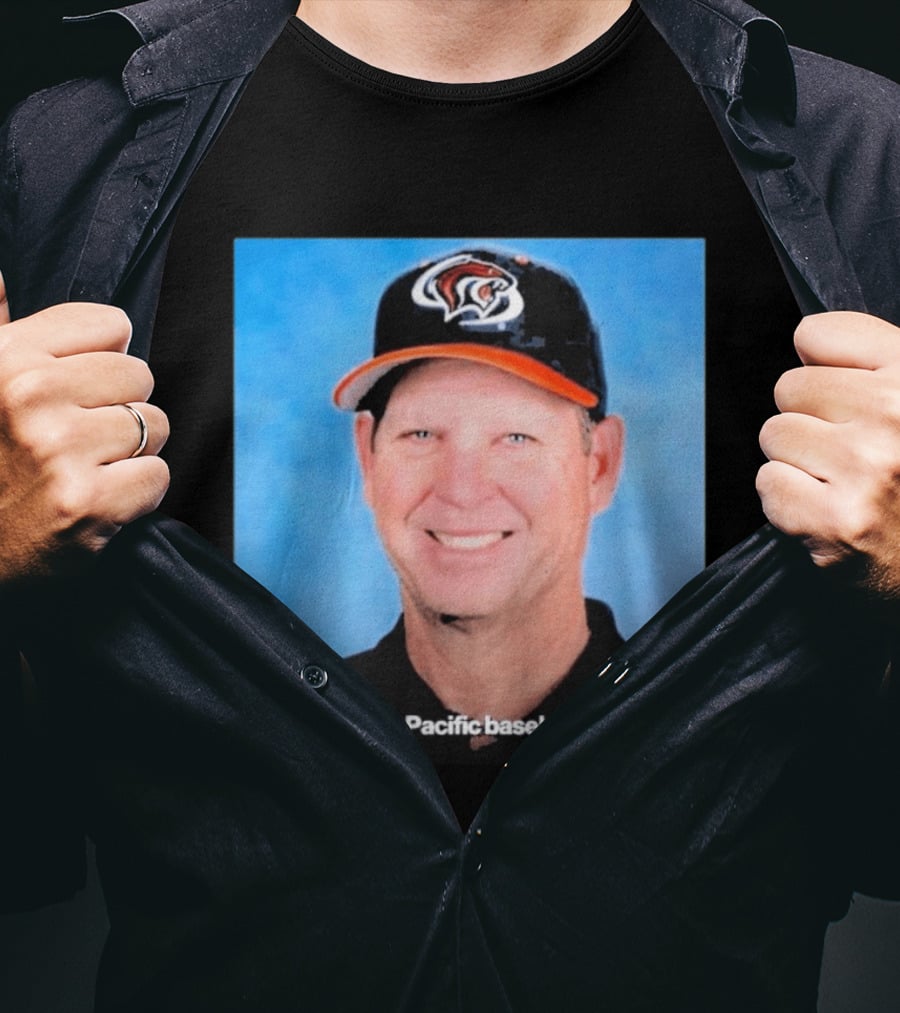 California Post Reed Peters Pacific Baseball Coach Remembered T-Shirt