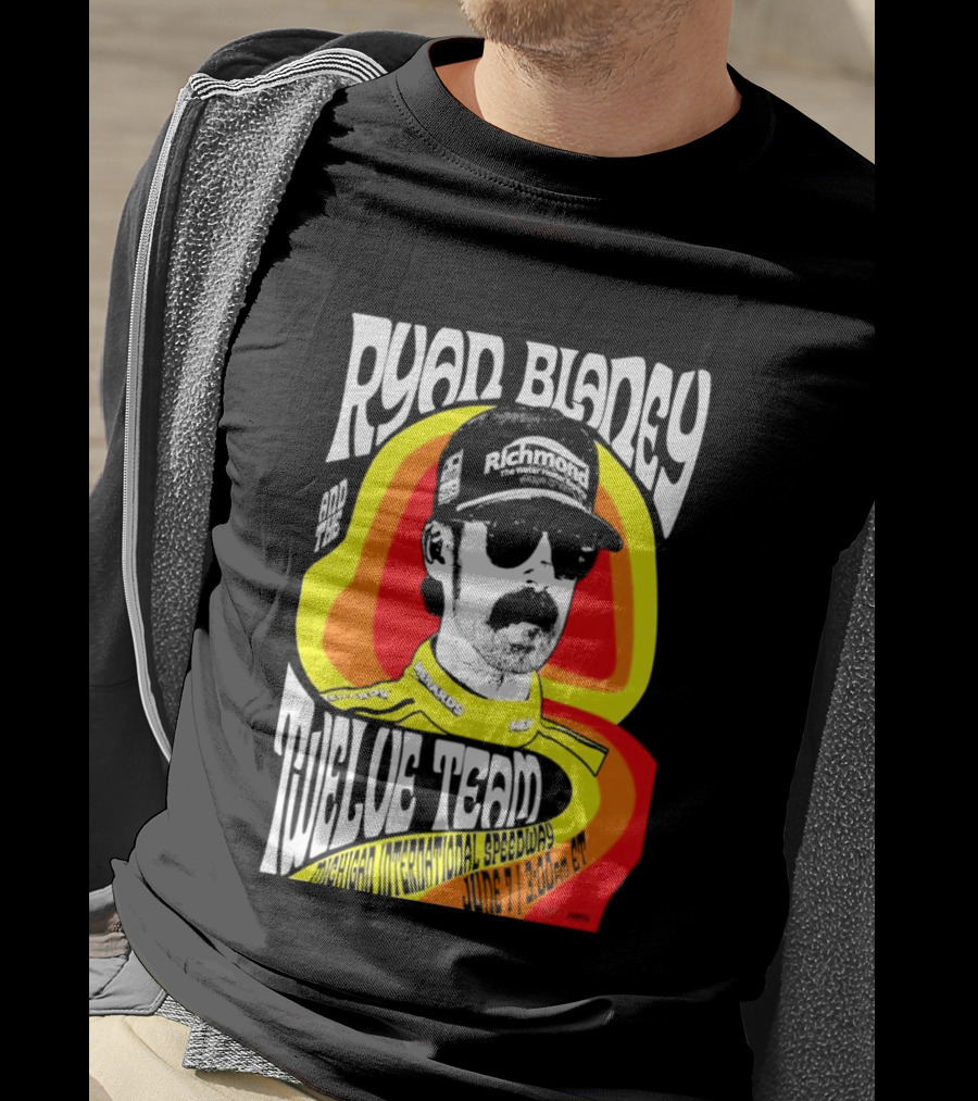Ryan Blaney 12 Tribute Team Michigan International Speedway June 7 2026 T-Shirt
