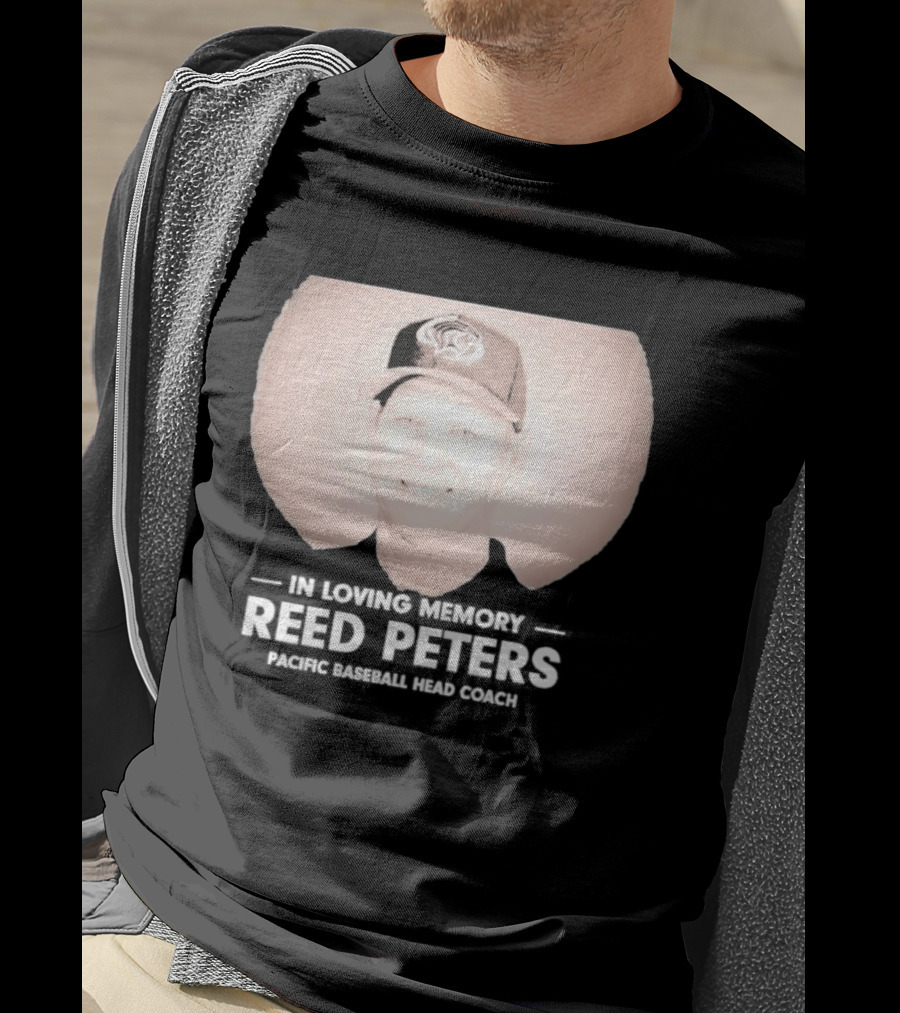 In Loving Memory Reed Peters Pacific Baseball Head Coach Panthers Cap T-Shirt