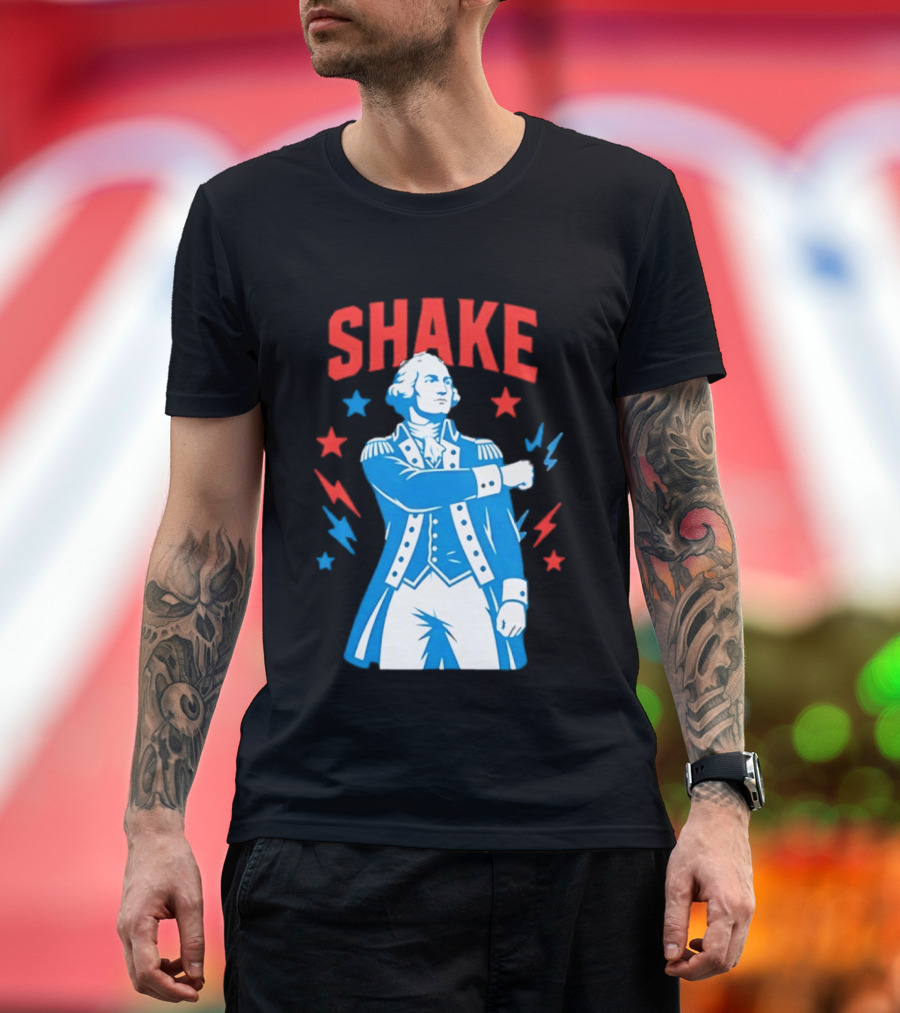 Shake And Bake George Washington America Drinking T-Shirt