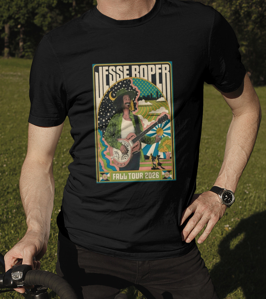 Jesse Roper Fall Tour 2026 Psychedelic Countryside Concert T-Shirt