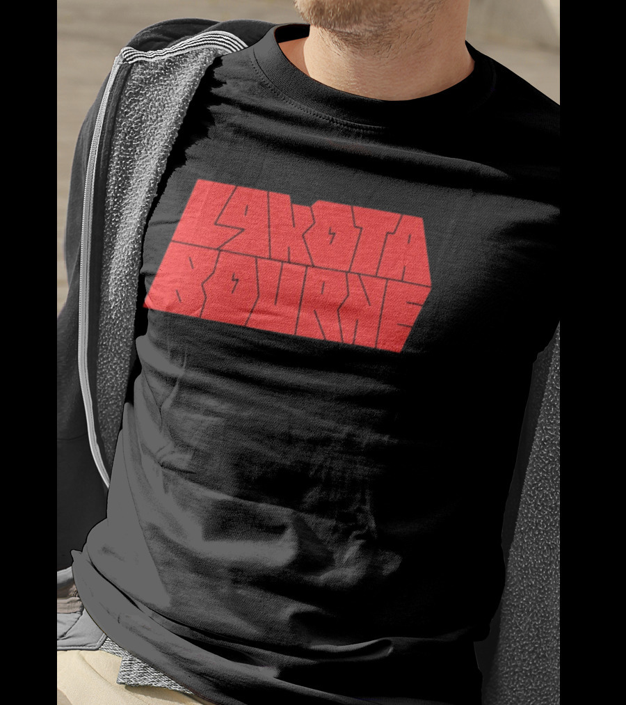 Lakota Bourne Bold Red Block T-Shirt