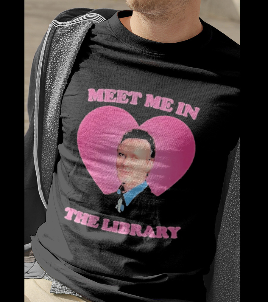 Meet Me In The Library Pink Heart Anthony Head Rupert Giles 2026 T-Shirt