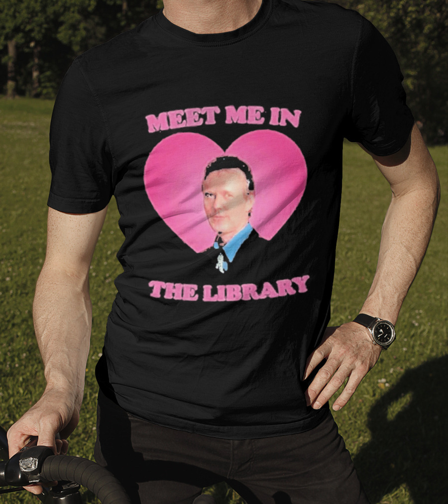 Meet Me In The Library Pink Heart Anthony Head Rupert Giles 2026 T-Shirt