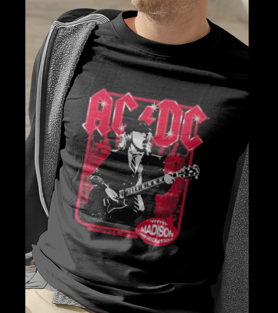 ACDC Madison Camp Randall Stadium Pwr Up Tour T-Shirt