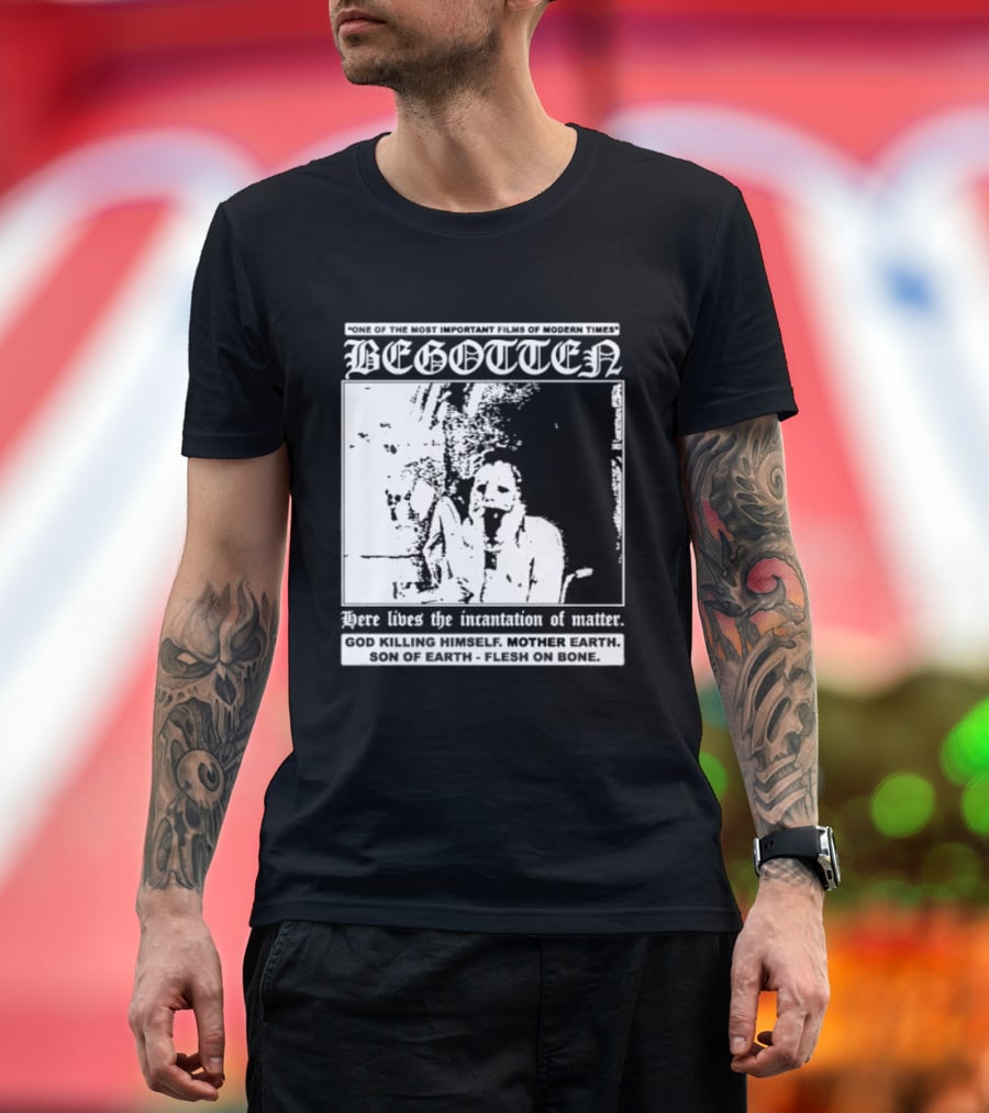 Begotten Most Important Films Modern Times Bootleg Surreal Cult Classic Horror Movie T-Shirt
