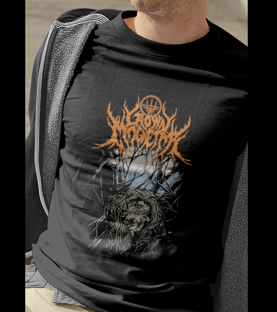 Crown Magnetar Birds Nest Intricate Abstract Symbolic T-Shirt