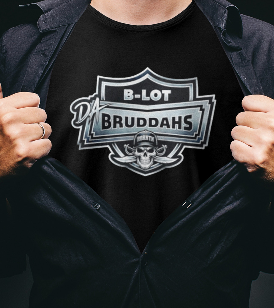 B Lot Da Bruddahs R8rntn Skull T-Shirt