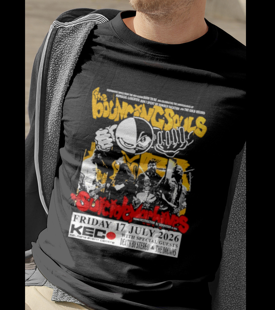 Bouncing Souls The Suicide Machines Live At Kelowna Event Centre July 2026 T-Shirt