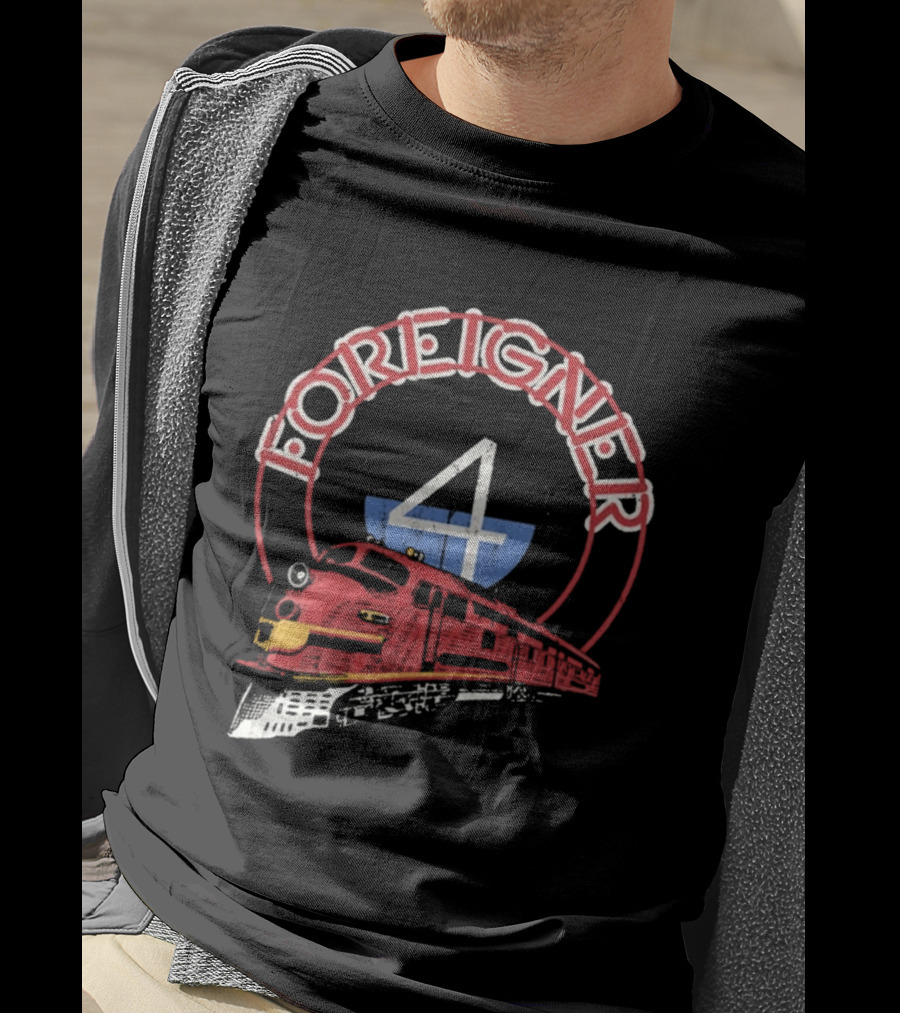 Foreigner 4 Train Red T-Shirt
