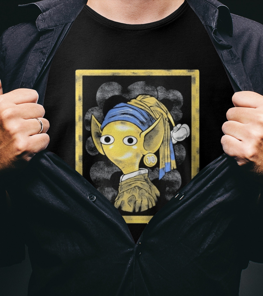Girl With A Pellet Earring Alien Number 10 T-Shirt