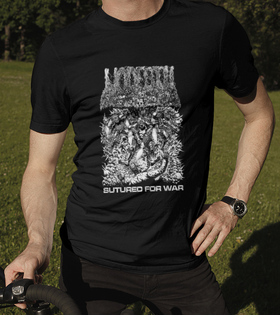 Undeath Sutured For War Metal Shop T-Shirt