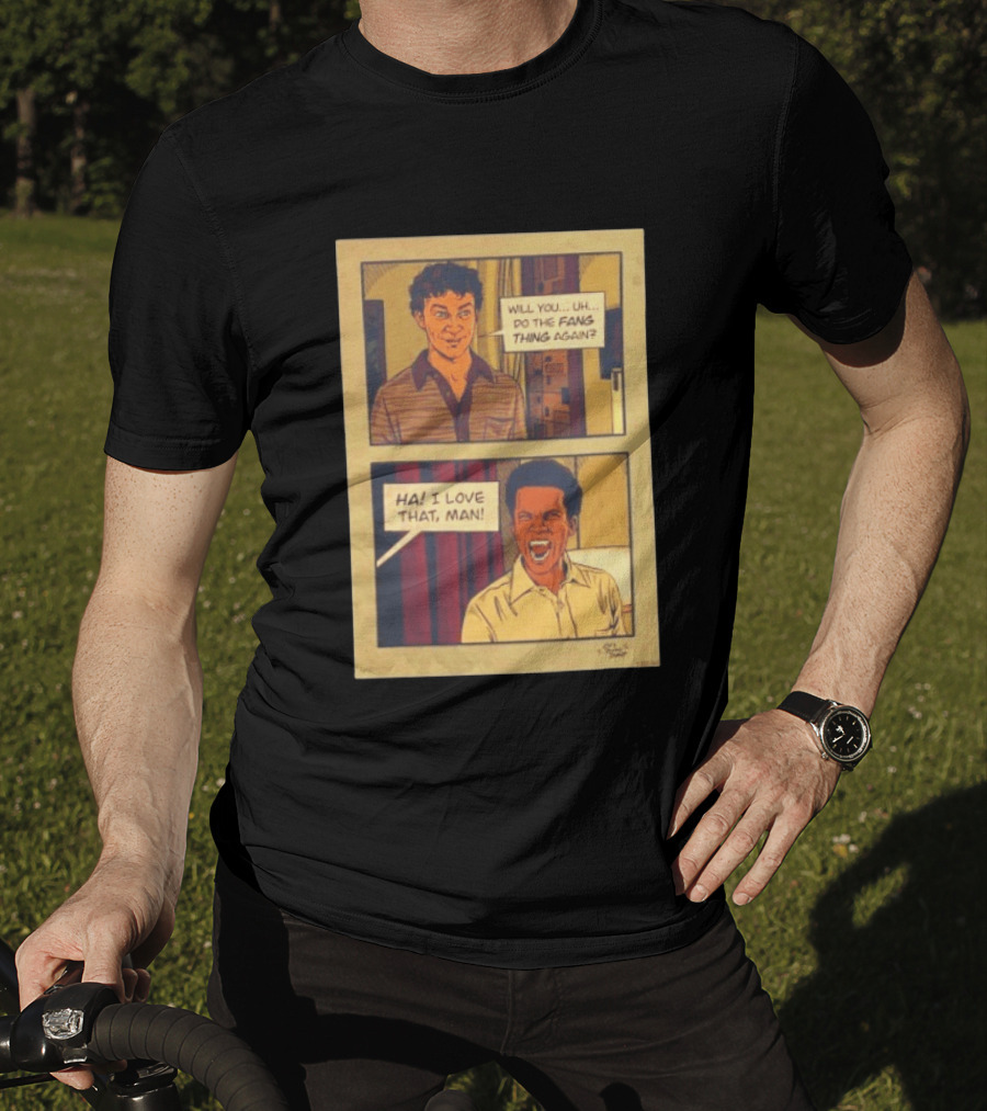 Interview With The Vampire Fang Thing Comic Panel Ha I Love That Man T-Shirt