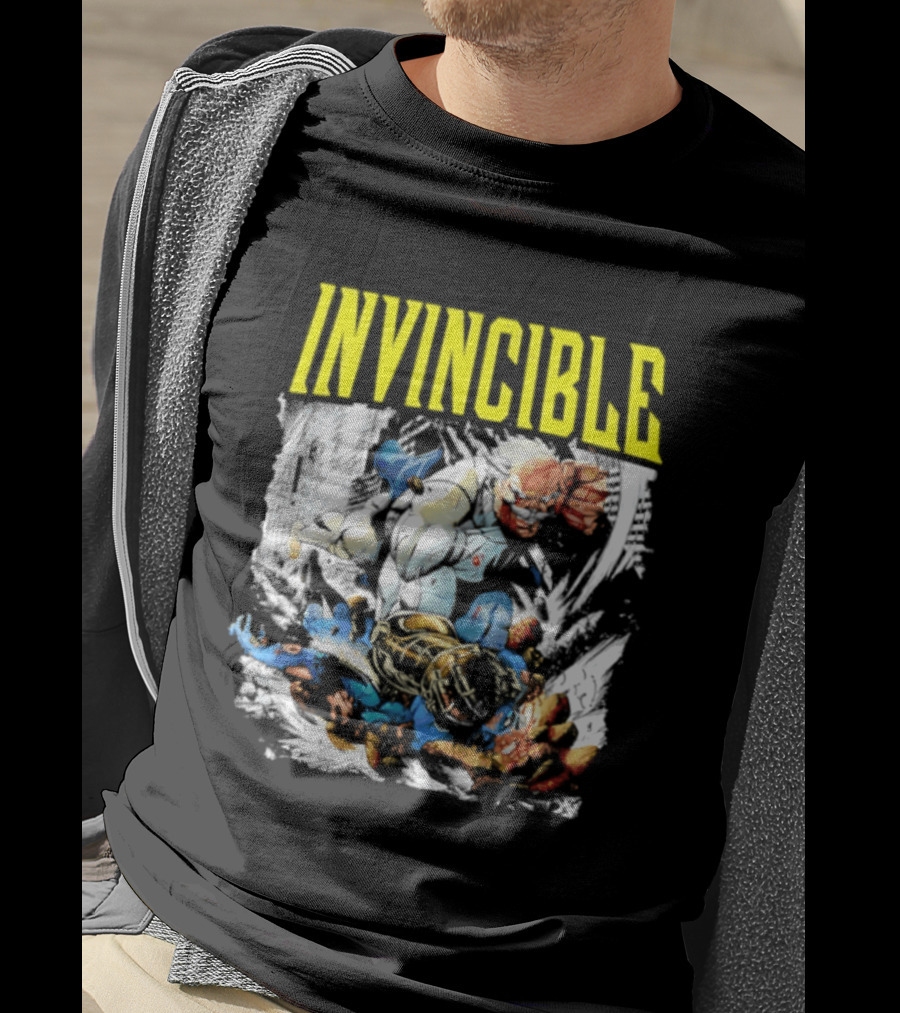 Invincible Thragg Vs Omni Man Epic Battle Comics T-Shirt