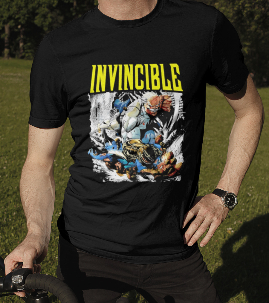 Invincible Thragg Vs Omni Man Epic Battle Comics T-Shirt