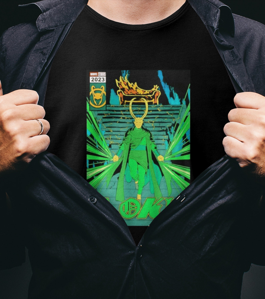 Marvel Studios Loki 2023 Season 2 God Comic T-Shirt