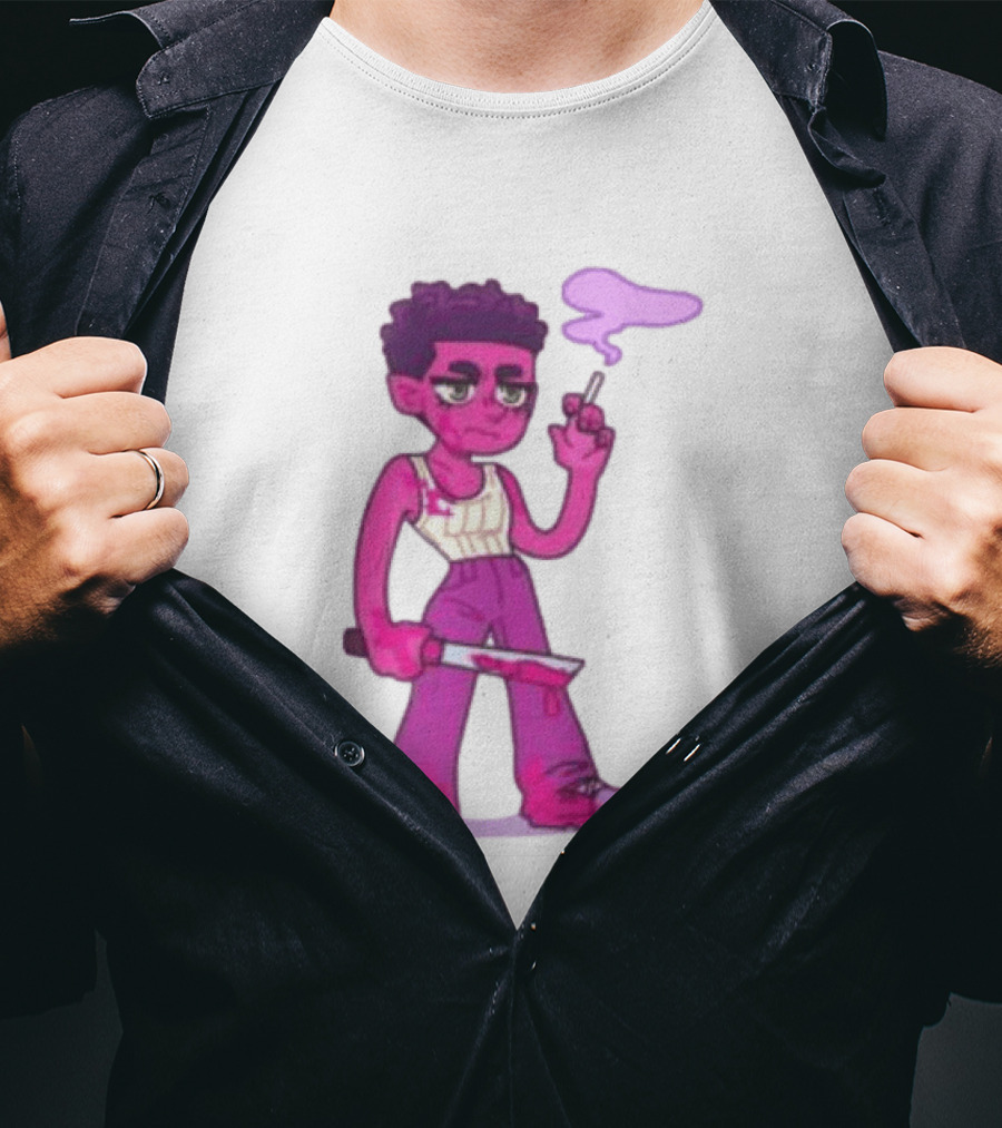 Amc Shop Interview With The Vampire Very Merry Mart Louis Smoking Knife T-Shirt