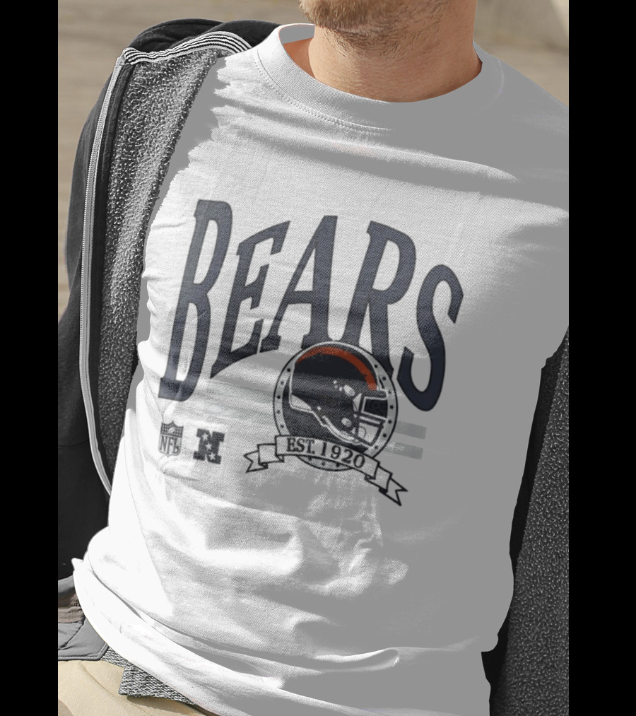 Bears Est 1920 Chicago Helmet Football NFL NFC T-Shirt