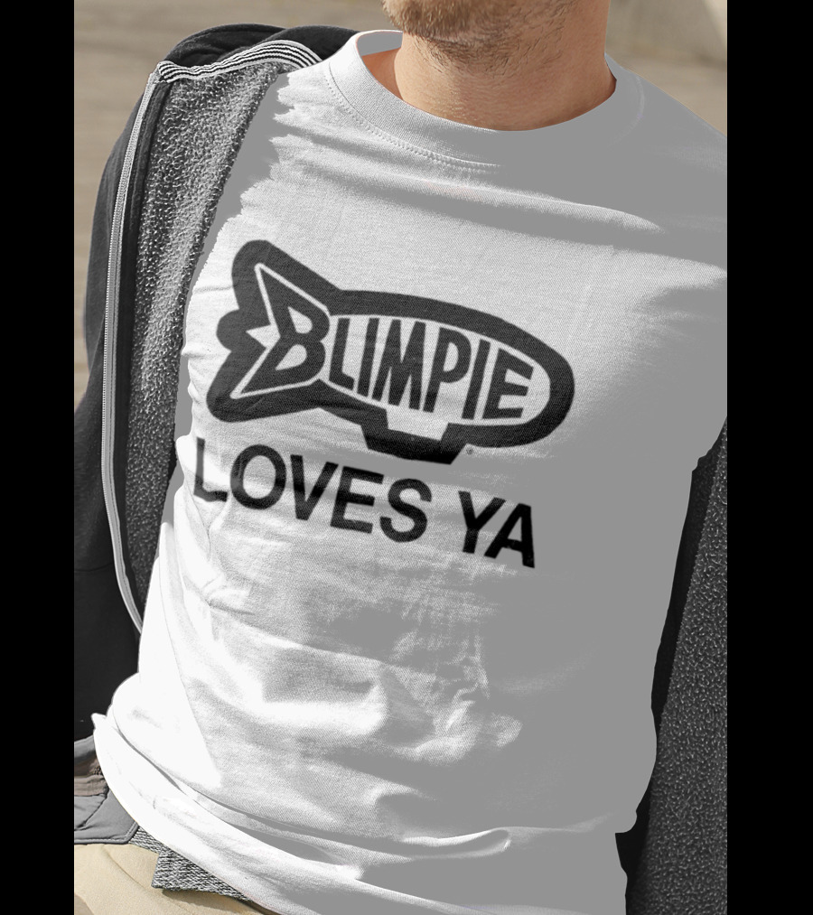 Blimpie Loves Ya Sandwich Shop Fast Food Blimp T-Shirt