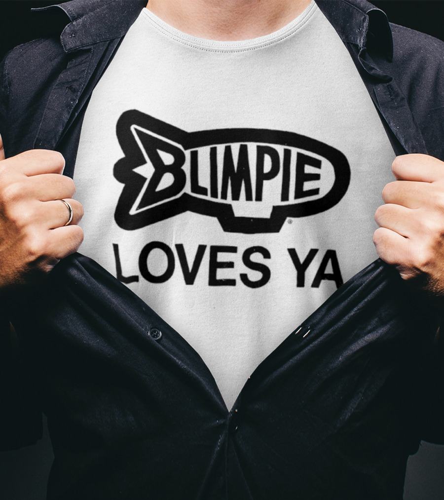 Blimpie Loves Ya Sandwich Shop Fast Food Blimp T-Shirt