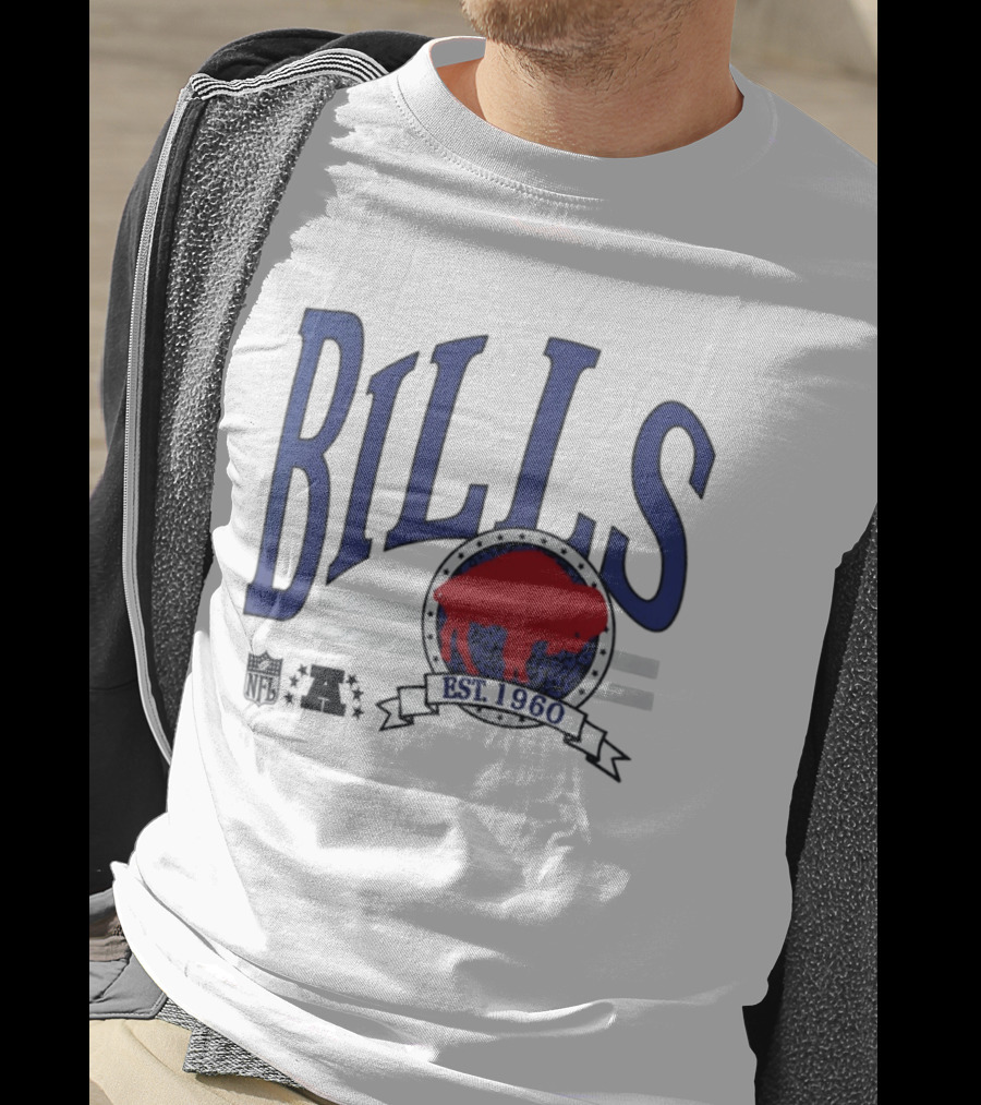 Buffalo Bills Est 1960 Blue Red Buffalo T-Shirt
