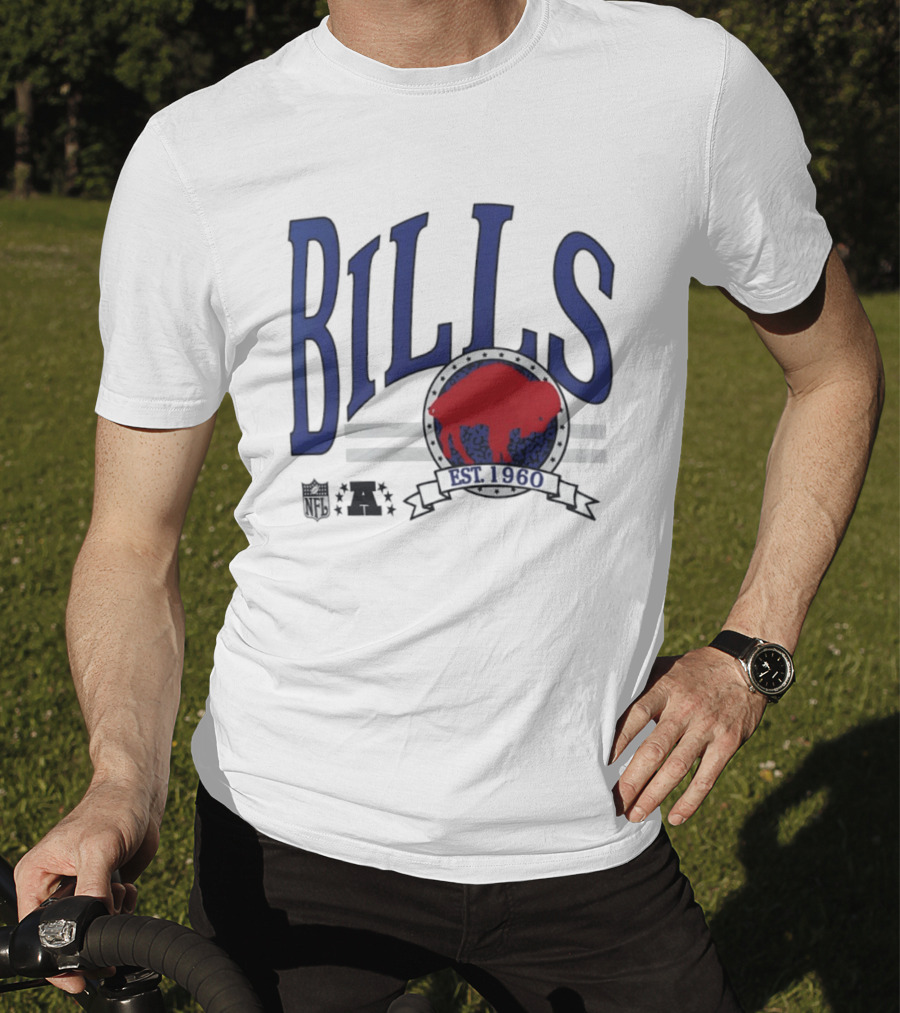 Buffalo Bills Est 1960 Blue Red Buffalo T-Shirt