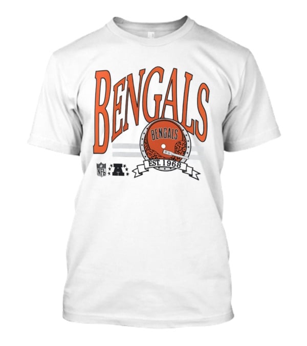 Bengals Est 1968 Helmet Vintage Football Cincinnati T-Shirt