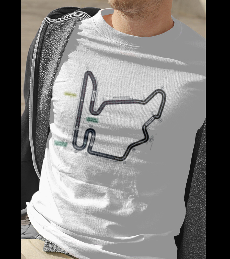 F1Motorsport AWS Hungarian Grand Prix Hungaroring Mogyorod July 24 26 2026 Souvenir Race Day Track Map T-Shirt