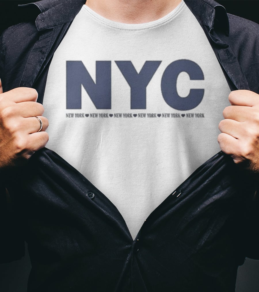 NYC Hailey Bieber New York Exploration Print T-Shirt