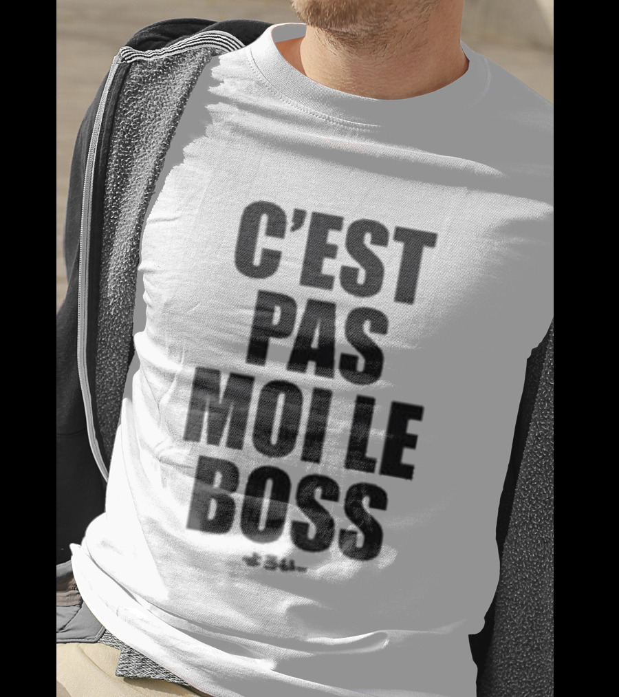 Orelsan C'est Pas Moi Le Boss Text Clothing T-Shirt