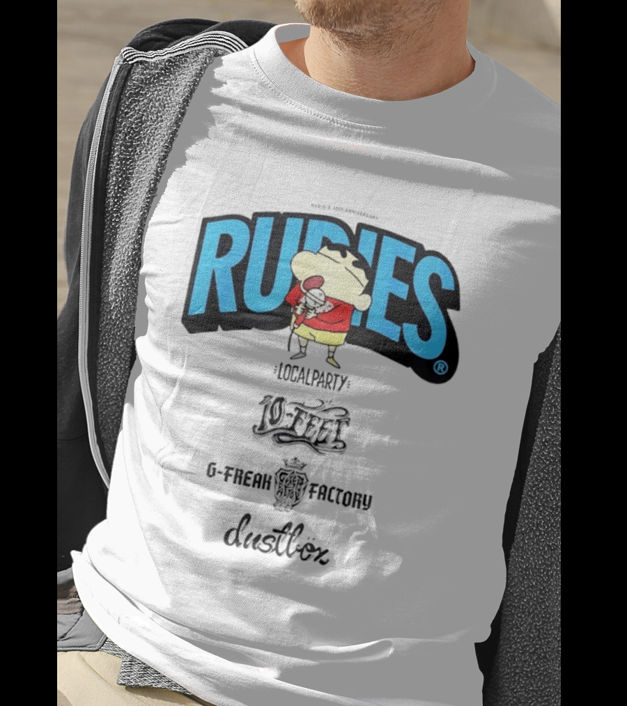 Rudies Crayon Shinchan Local Party B Freak Factory Duettrax Collaboration T-Shirt