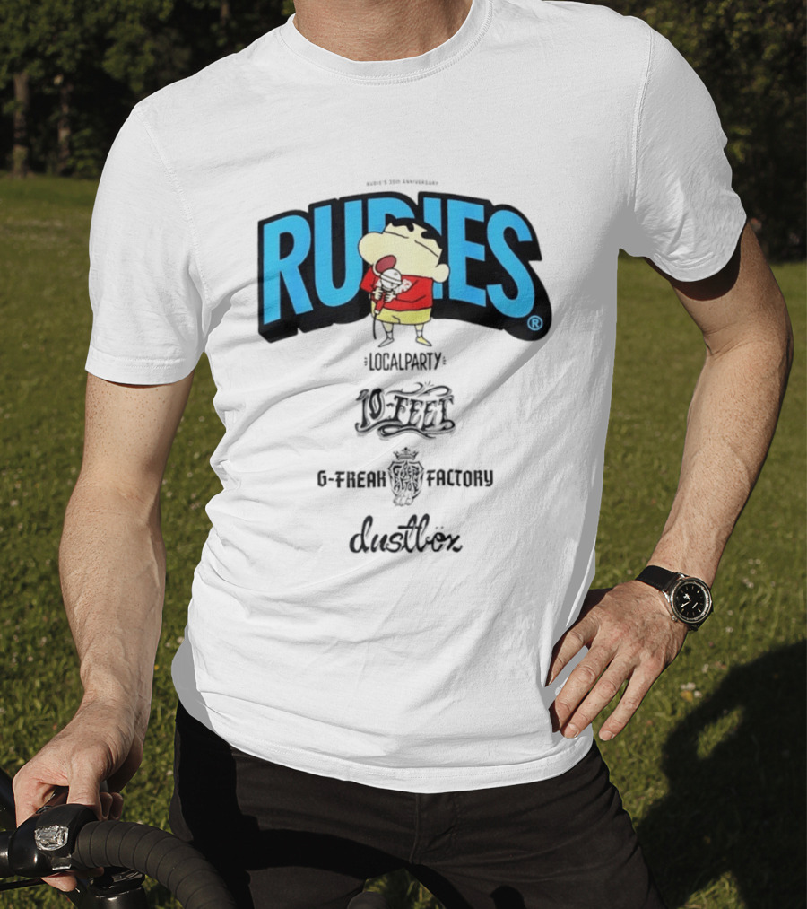 Rudies Crayon Shinchan Local Party B Freak Factory Duettrax Collaboration T-Shirt