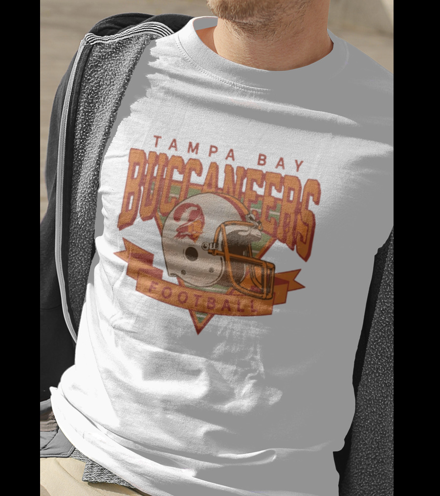 Tampa Bay Buccaneers Football Helmet T-Shirt