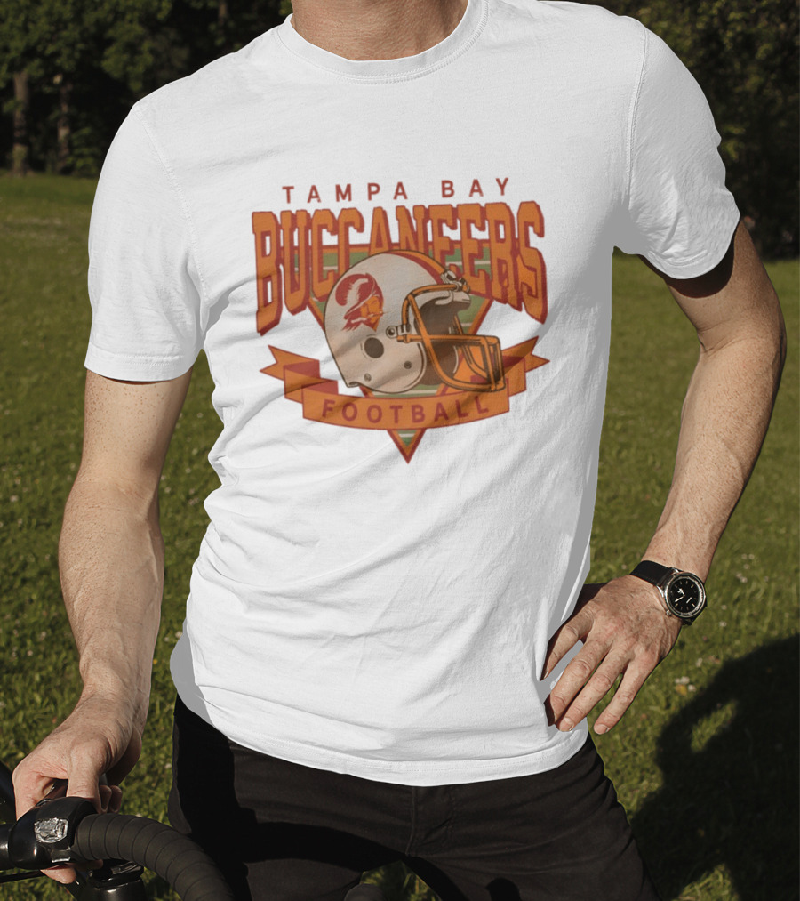Tampa Bay Buccaneers Football Helmet T-Shirt
